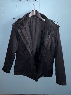 The North Face Black Hooded Jacket - L/G